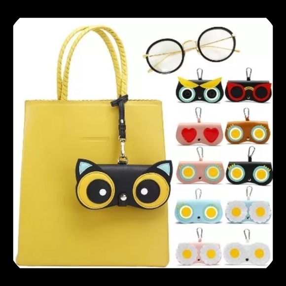 5/$25 Fun Sunglass holder, clip on, snap shut glasses or sunglasses case, NEW - Picture 2 of 9